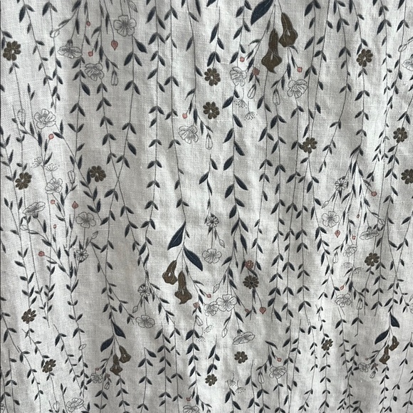 Rachel Zoe Los Angles Linen Floral Shift Dress Size M - Picture 3 of 6